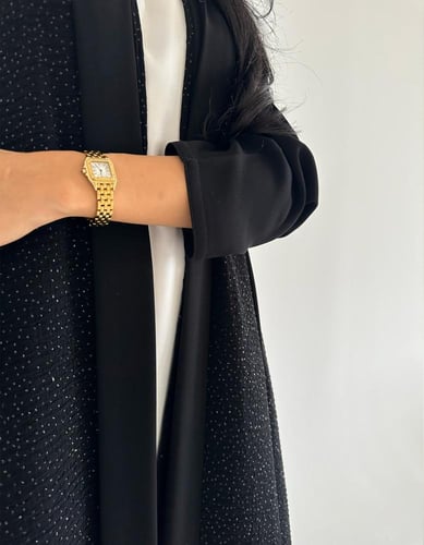 كريب ملكي مع جاكار زري لمعة كلوش