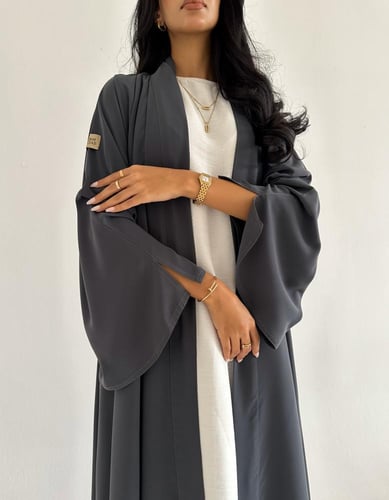 كريب ياباني عملي كلوش اكمام كلوش