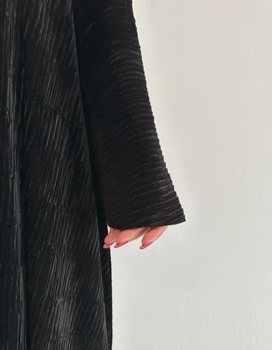 مخمل اسود تكسير كلوش