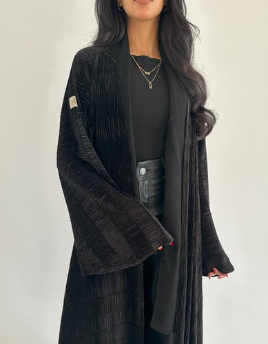 مخمل اسود تكسير كلوش