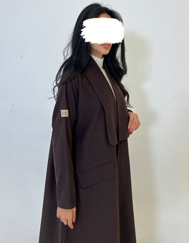 عبايه شتويه جوخ كلوش بجيوب