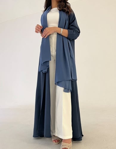 عباية كلوش كريب بارد