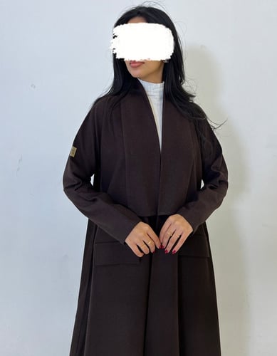 عبايه شتويه جوخ كلوش بجيوب