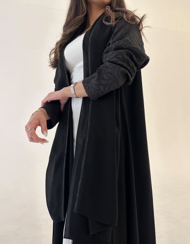 عباية كلوش ملكي و الاكمام جاكار مورد