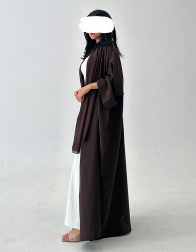 عباية كريب ربع بشت والأكمام واسعة