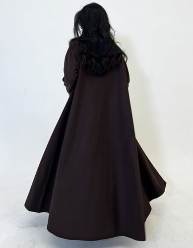 عبايه شتويه جوخ كلوش بجيوب