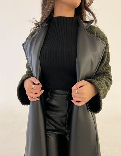 عباية فروه تو فيس صوف خروف وجلد