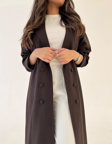 عباية جاكيت رسمي بني