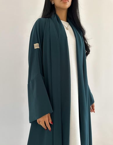 كريب خفيف تركواز عمليه نص كلوش