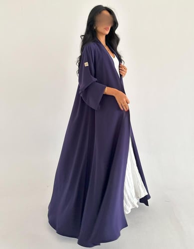 كريب خفيف ياباني اكمام واسعه كلوش وكسرة