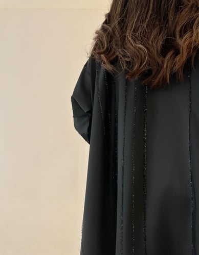 عباية كريب ملكي وتفته مخطط زري لمعه