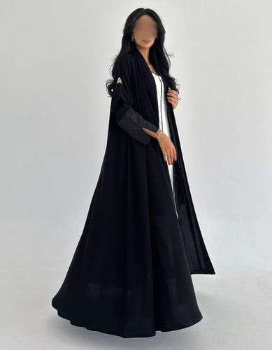 كريب سادة مع تدخيلة اكمام ركامه هندي