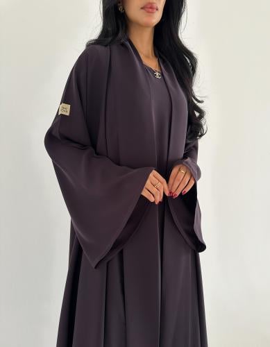 كريب عملي خفيف موف كلوش اكمام كلوش مع الفستان