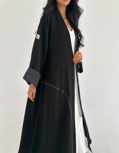 كريب سيراميك مع لنن رمادي كلوش