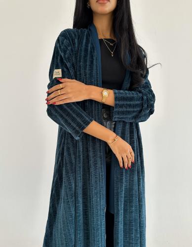 مخمل مع شيفون مكسر نص كلوش