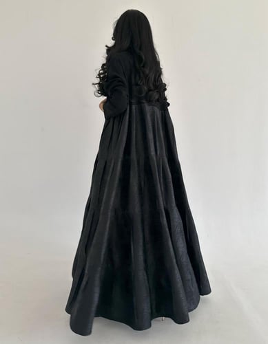 كريب حرير مكسر كلوش