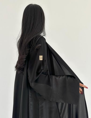 كريب صيفي مع جاكار حرير كلوش