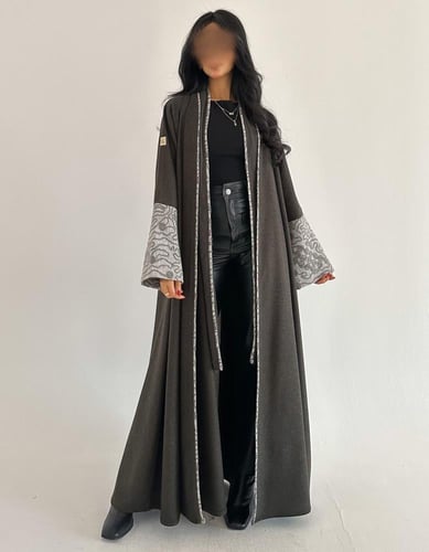 جوخ خفيف مع صوف كلوش