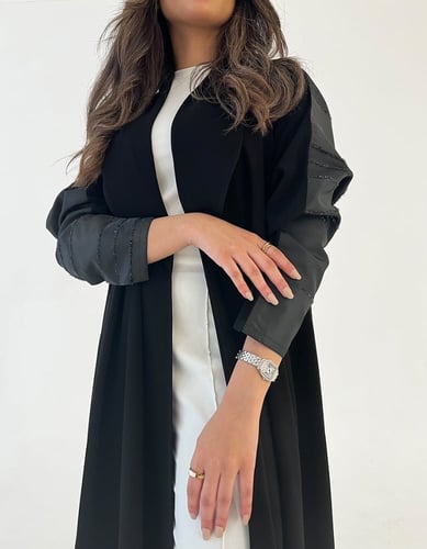 عباية كريب ملكي وتفته مخطط زري لمعه