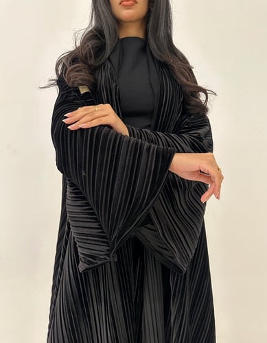 مخمل مكسر كلوش أكمام قصة كلوش