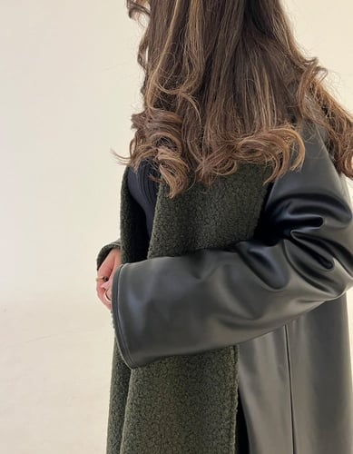 عباية فروه تو فيس صوف خروف وجلد