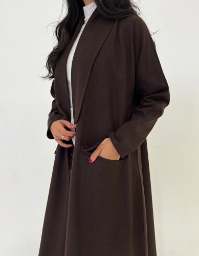 عبايه شتويه جوخ كلوش بجيوب