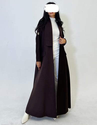 عبايه شتويه جوخ كلوش بجيوب