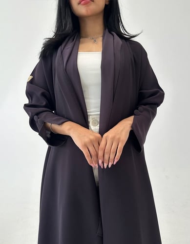 عباية كلوش كريب بفتحة