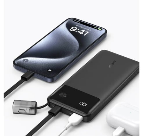 / بطارية انكر 10000 بسعة ملي امبير بقوة 22.5 واط ب...