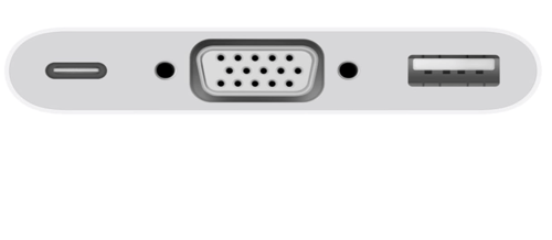 وصلة متعددة المنافذ لجهاز الماك بوك من ابل ( USB-C...