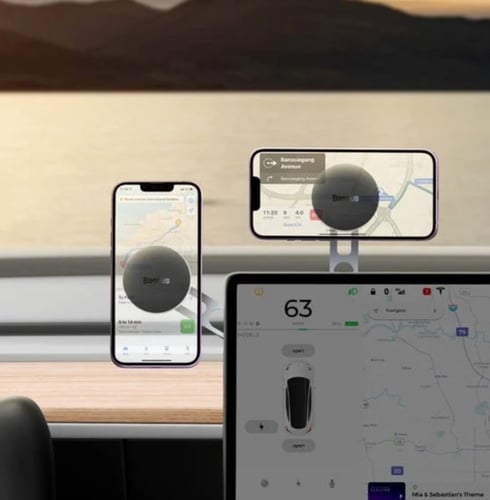 / ستاند جوال مغناطيسي ماج سيف بيسوس قابل للطي - فض...