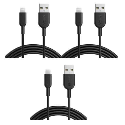 3 - كيبل ايفون باور لاين الاصدار الثاني من انكر 90...