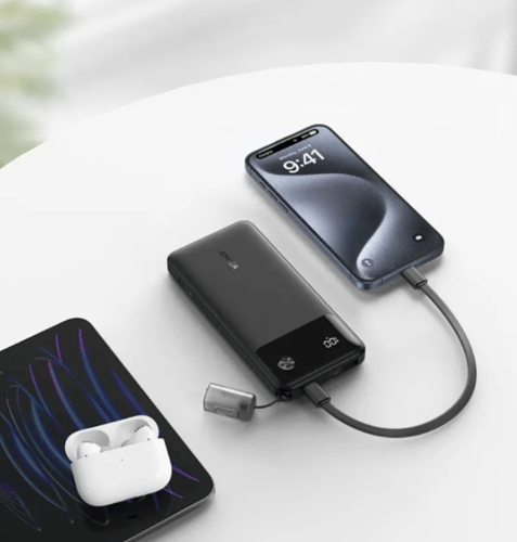 / بطارية انكر 10000 بسعة ملي امبير بقوة 22.5 واط ب...