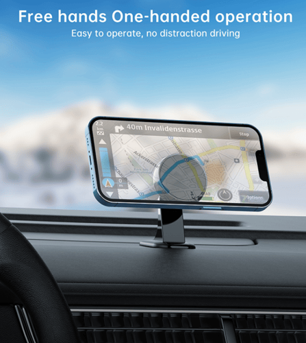 حامل جوال تشويتك مغناطيس 360 درجة - اسود