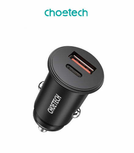 = شاحن سيارة بقوة يدعم تقنية الـPD بقوة 30 واط من...