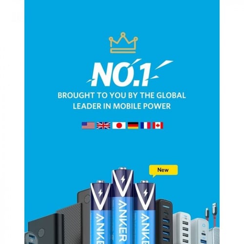 انكر بطارية قلوية AA عدد 4