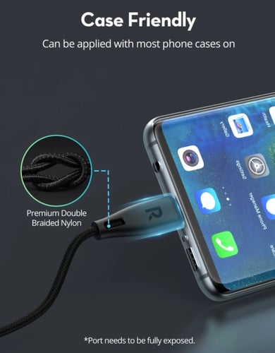 / سلك راف باور تايب سي الى تايب سي نايلون بقوة 60...