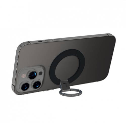 هلمت مسكة جوال ماج سيف مع ستاند - ابيض