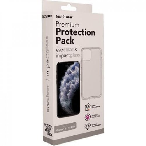 = بكج تيك 21 كفر ايفو كلير + حمايه شاشة امباكت جلا...