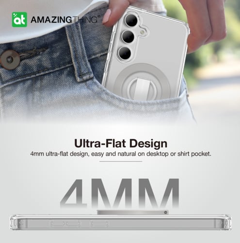 = كفر حماية AmazingThing ماج سيف جالكسي S24 مع مسك...