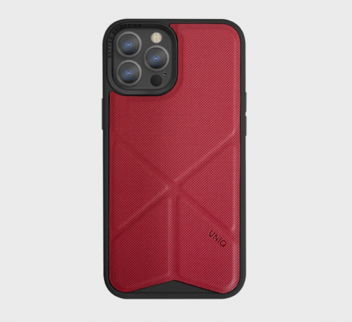 = كفر حماية يونيك ترانسفورما للايفون 13 برو - احمر