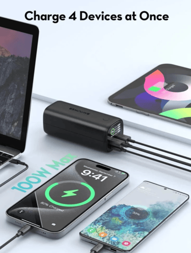 بطارية متنقلة راف باور الترا بقوة 100 واط وبسعة 20...