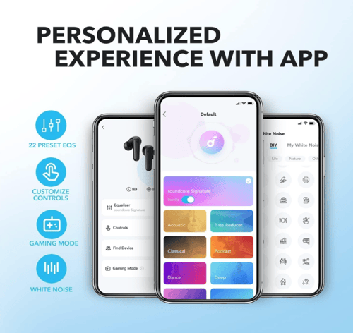 ساوندكور - سماعة اذن لاسلكية R50i بتقنية ترو وايرل...
