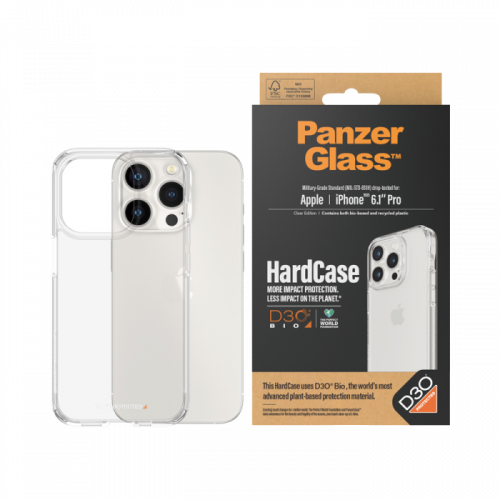 = كفر حماية بانزر جلاس ايفون 15 برو مع مادة D3O مم...