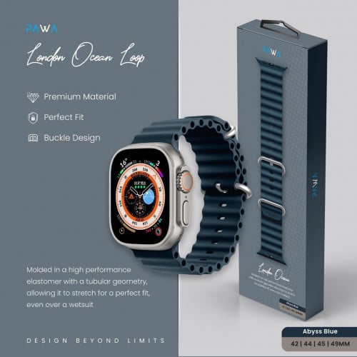 = باوا-London Ocean سوار ساعة أبل سيليكون متوافق م...