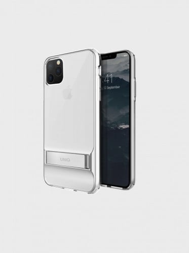 = يونيك كفر كابريو مع استاند للايفون11 برو - شفاف...