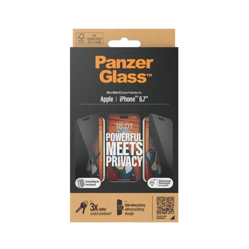 حماية شاشة بانزر جلاس ايفون 15 بلس - شاشة كاملة شا...