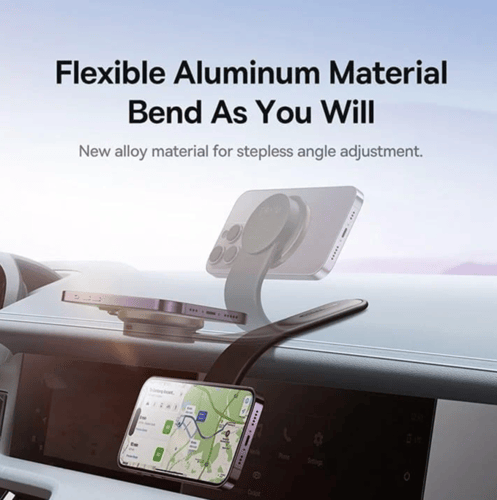 حامل جوال بيسوس C02 برو مع شحن لاسلكي مغناطيسي ماج...