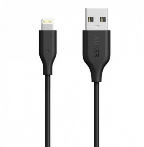 انكر - كيبل آيفون USB بطول 3متر - اسود