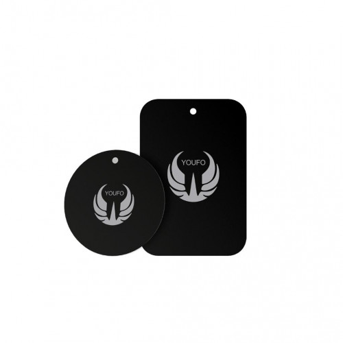 -- حديدة للمغناطيس قواعد السيارات - اسود